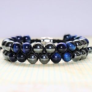 ❌Sold Out❌ Blue Tiger's Eye & Hematite Bracelet